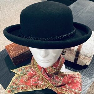 NWT Vintage Bollman Hat Company  doeskin felt. 100 percent Wool hat